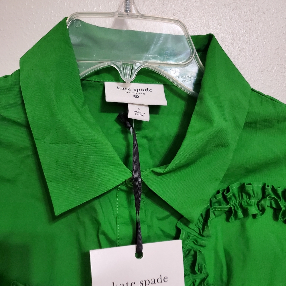 Kate Spade New York x TargetWomen's Ribbon Short Sleeve Midi Shirtdress - Picture 5 of 9